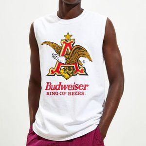 Budweiser Cutoff-style boxy muscle tank